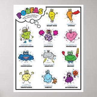 POSTER POOFA-POWERS-tecken