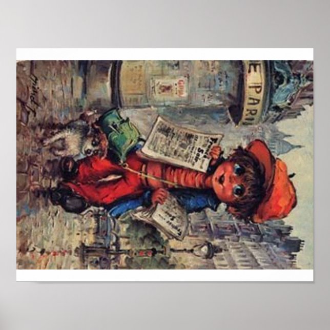 Poster poulbot au journal (Framsidan)