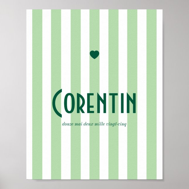 Poster prénom riviera vert (Framsidan)