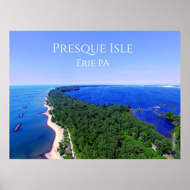 Poster - Presque Isle Erie PA (Framsidan)