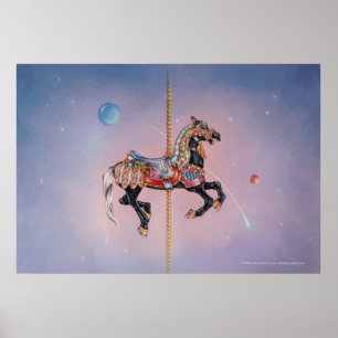 Poster, Prints - Petaluma Pony Carousel Horse 1 Poster