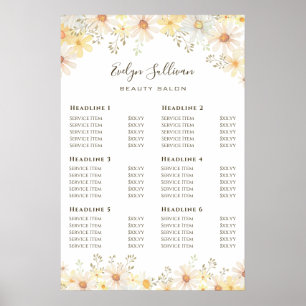 poster pris lista för daisy