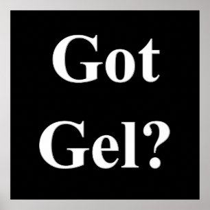 Poster projektionsyta för har Gel