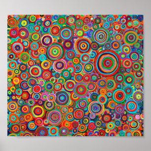 Poster - Psychedelic Art Circles