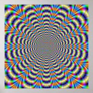 Poster Psychedelic Ringed pulse