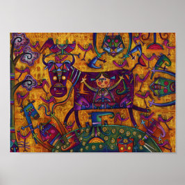 Poster - Psykedelisk konst