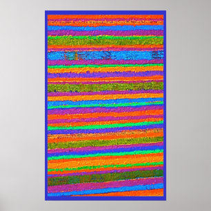 Poster Rand med flera Färgader