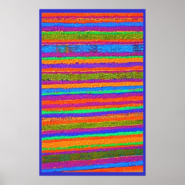 Poster Rand med flera Färgader (Framsidan)