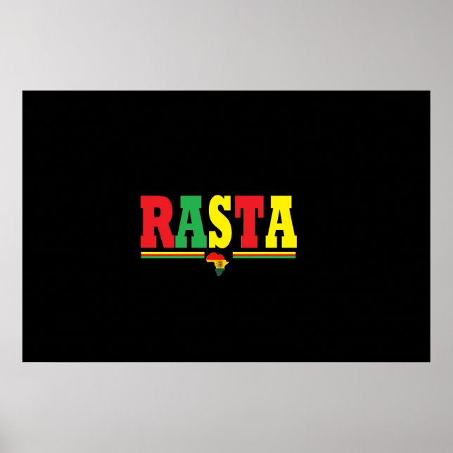 POSTER RASTA REGGAE (Framsidan)
