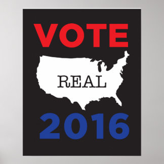 Poster Real America 2016