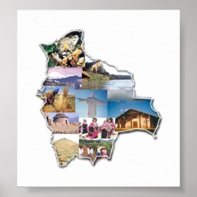Poster recuerdo de Bolivia (Framsidan)