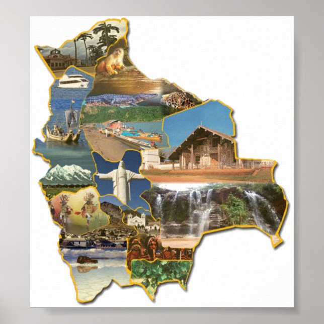 Poster recuerdo de Bolivia (Framsidan)
