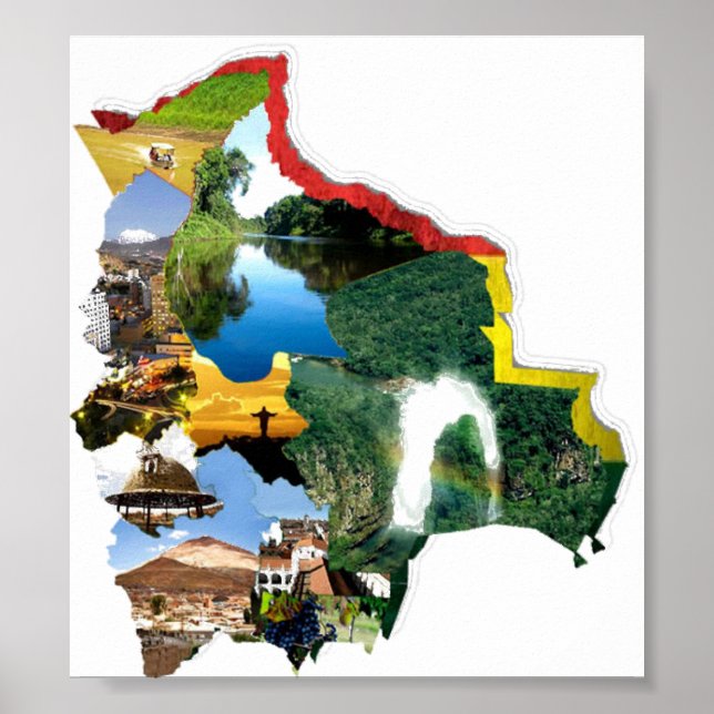 Poster recuerdo de Bolivia (Framsidan)