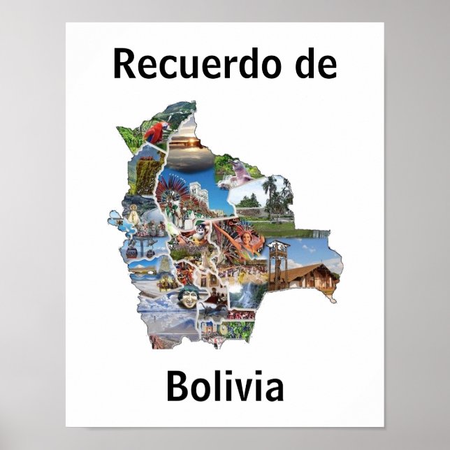 Poster recuerdo de Bolivia (Framsidan)