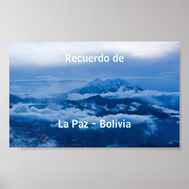 Poster recuerdo de La Paz (Framsidan)