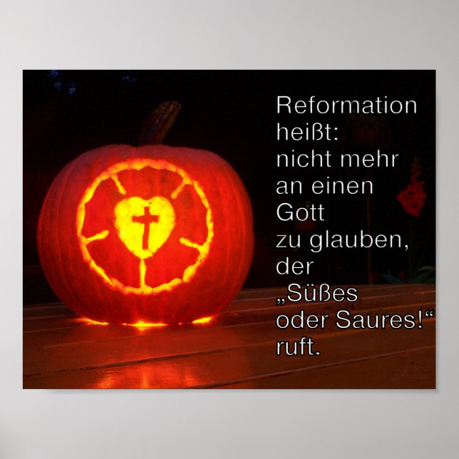 Poster Reformationstag Halloween (Framsidan)