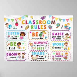 Poster regelklassrum