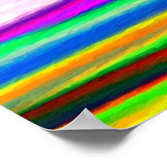 Poster regnbågsfärger (Hörn)