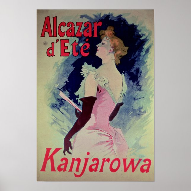 Poster reklam "Alcazar d'Ete" (Framsidan)