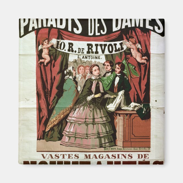 Poster reklam "Au Paradis des Dames" Magnet (Framsidan)