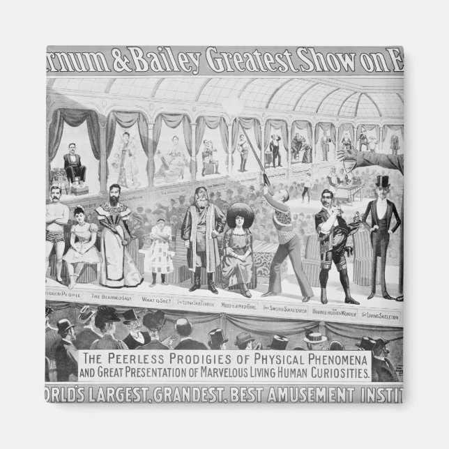 Poster reklam, "Barnum and Bailey" Magnet (Framsidan)