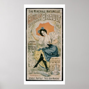 Poster reklam "Brault Natural Mineral Vatten f