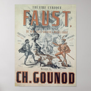 Poster reklam "Faust"