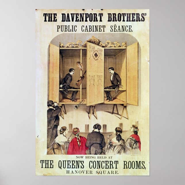 Poster reklam för en psykisk prestation (Framsidan)