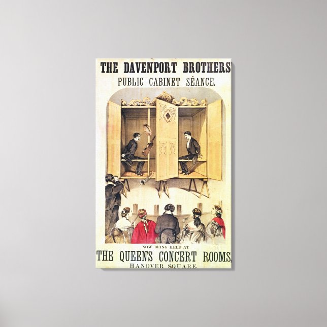 Poster reklam för en psykisk prestation canvastryck (Framsida)