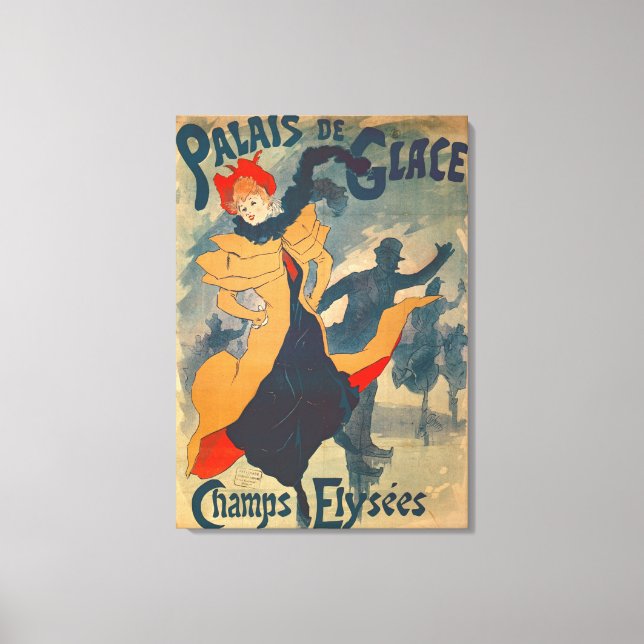 Poster reklam för Palais de Glace Canvastryck (Framsida)