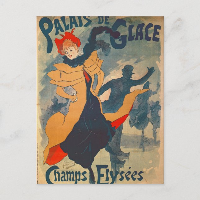 Poster reklam för Palais de Glace Vykort (Framsida)