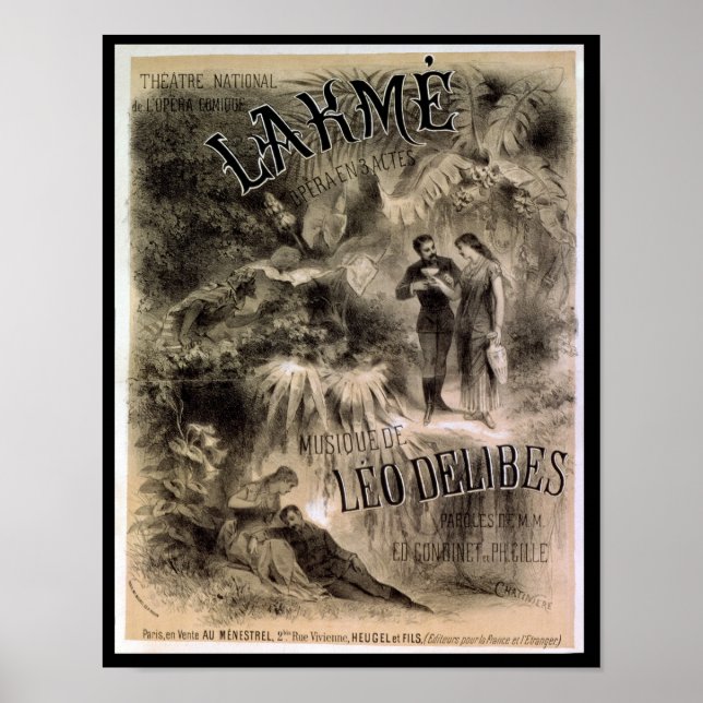 Poster reklam "Lakme" (Framsidan)