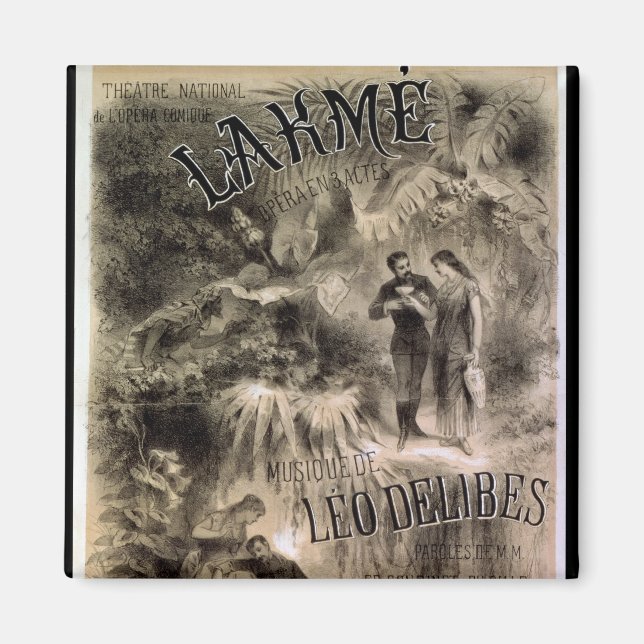 Poster reklam "Lakme" Magnet (Framsidan)