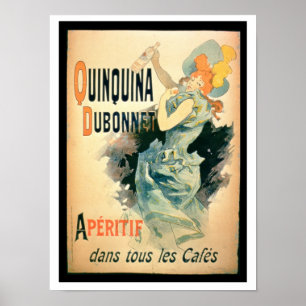 Poster reklam "Quinquina" av Dubonnet (färg)