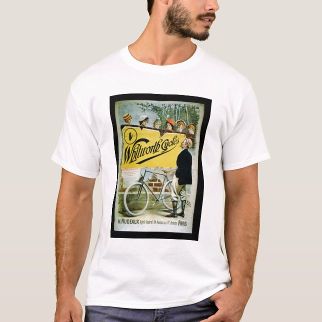 Poster reklam"Whitworth Cycles", Paris (colo) T Shirt (Framsida)