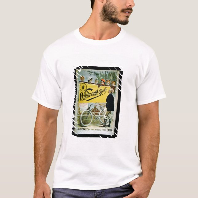 Poster reklam"Whitworth Cycles", Paris (colo) Tee Shirt (Framsida)