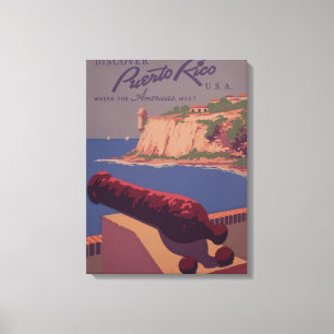 Poster resande canvastryck