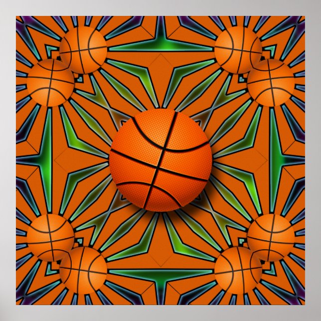 POSTER RETRO BASKETBALL (Framsidan)