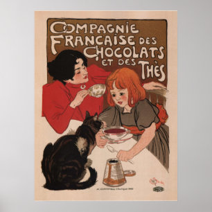 Poster - Retro Chocolate-annonsering