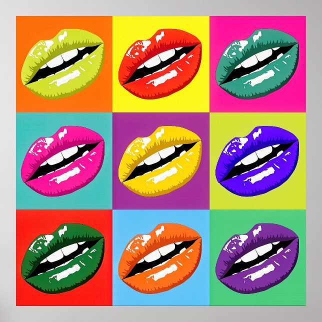 Poster Retro Vintage-popup-bild (Framsidan)