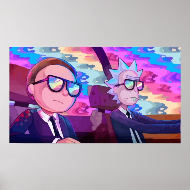 Poster Rick och Morty (Framsidan)