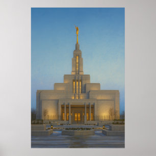 Poster rita Utah Temple Painting™ LDS Wall Art Art