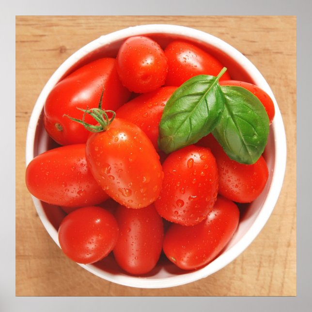 Poster rödmogna tomater (Framsidan)