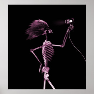 POSTER - ROSA FÖR X-RAY SKELETON HAIR STYLING