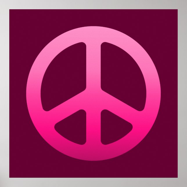 Poster rosa Fredstecken (Framsidan)