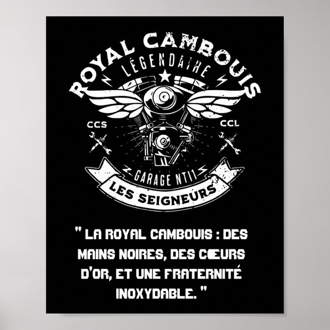 Poster, ROYAL CAMBOUIS  Papier poster (mat) (Framsidan)