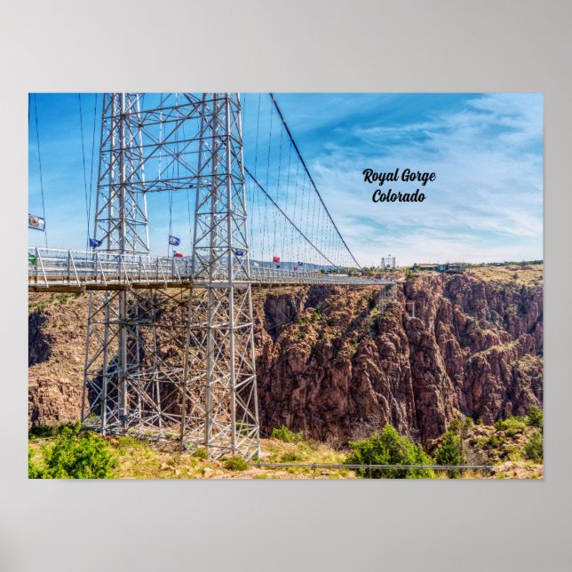 Poster royal Gorge Bridge-sidvy (Framsidan)