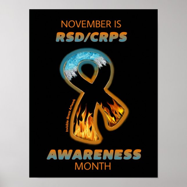 POSTER...RSD/CRPS - Bandet mellan brand och is Poster (Framsidan)