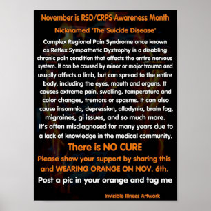 POSTER...RSD/CRPS - Info Poster