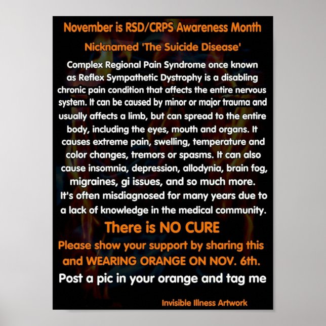 POSTER...RSD/CRPS - Info Poster (Framsidan)